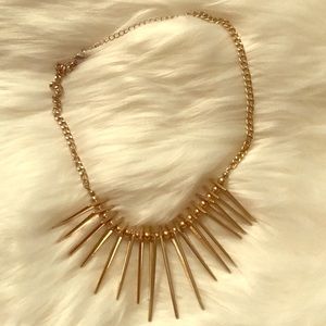 Gold Spike Necklace
